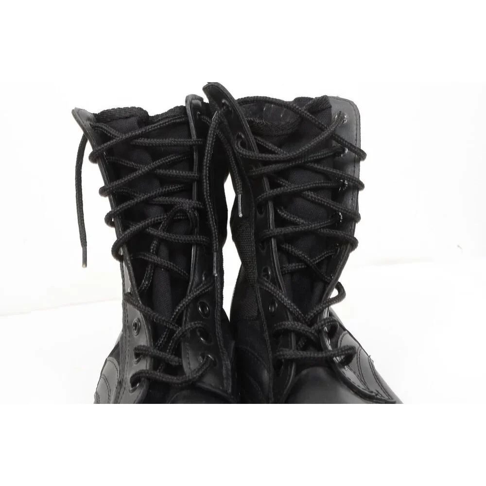 New Jungle Combat Boots Men's 12R Tactical Lace Up Military Work‎ Boots Vegan